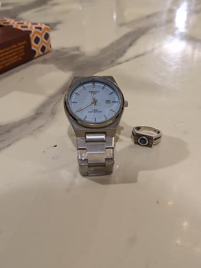 Tissot 1853 (Sky Blue Dial) - Pure Elegance in every detail
