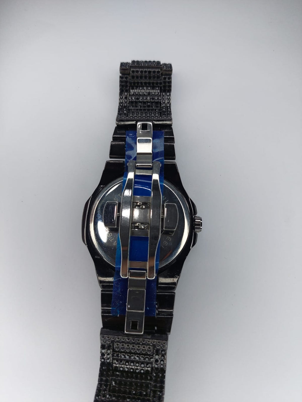 The Patek Philippe Ice Nautilus Black Stones.
