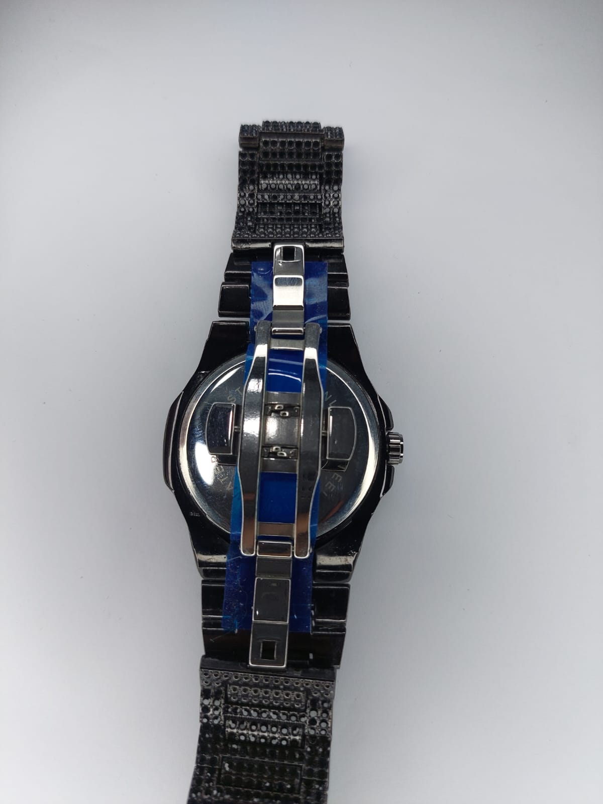 The Patek Philippe Ice Nautilus Black Stones.