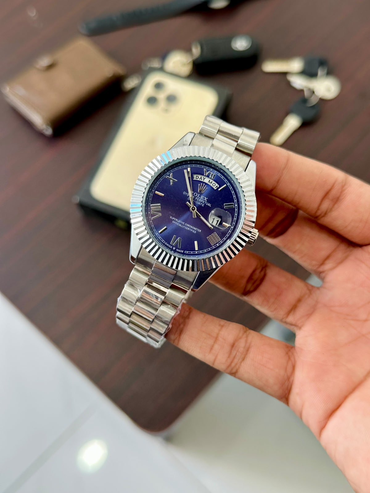 Rolex Roman numerals Oyster Perpetual Day-Date