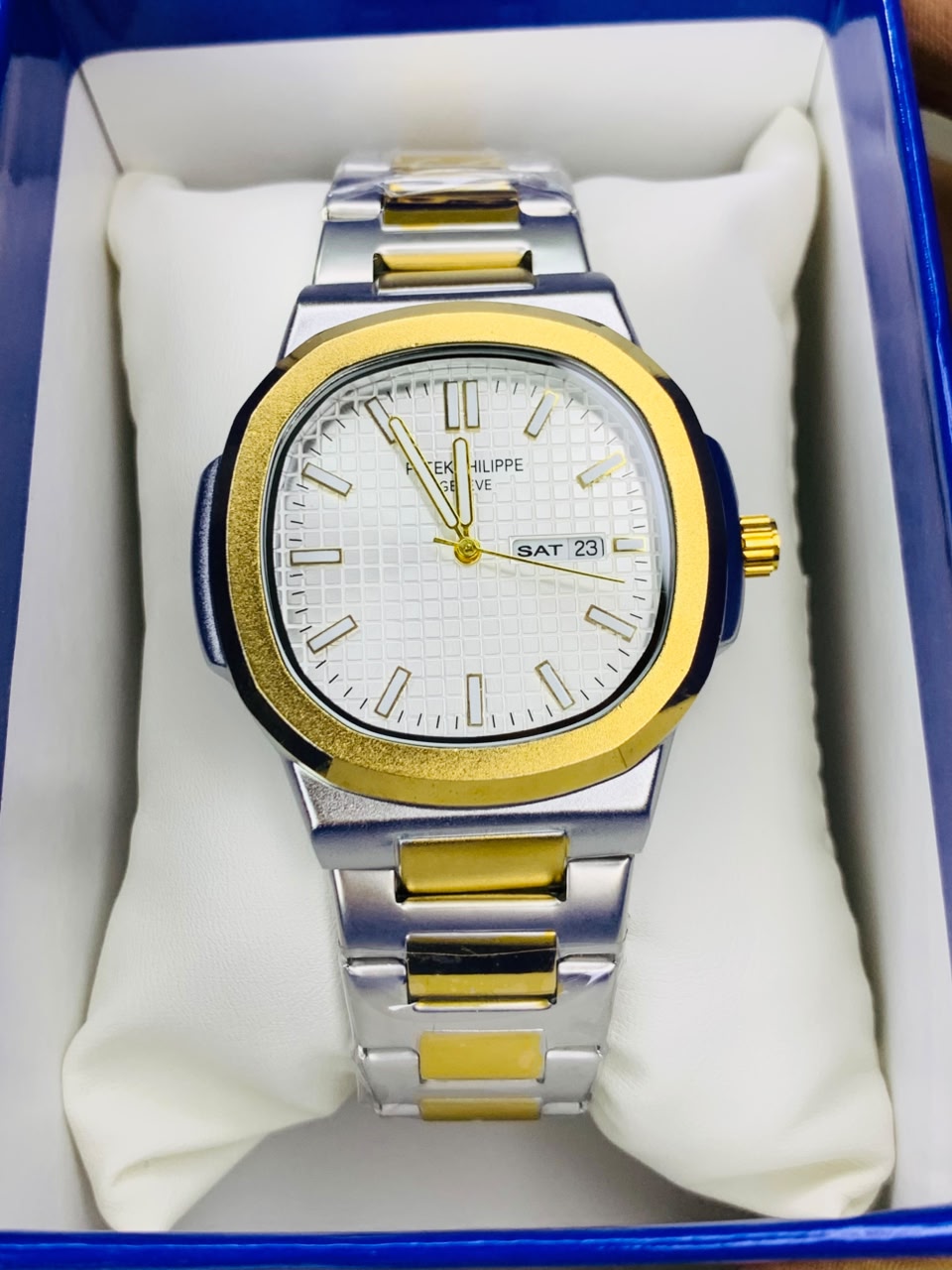 Patek Philippe Nautilus -- DAY/DATE Just