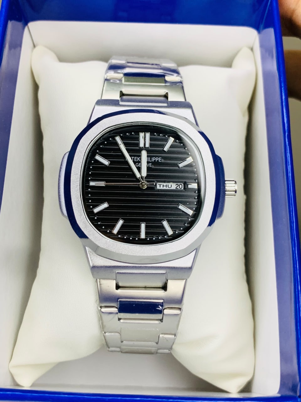 Patek Philippe Nautilus -- DAY/DATE Just