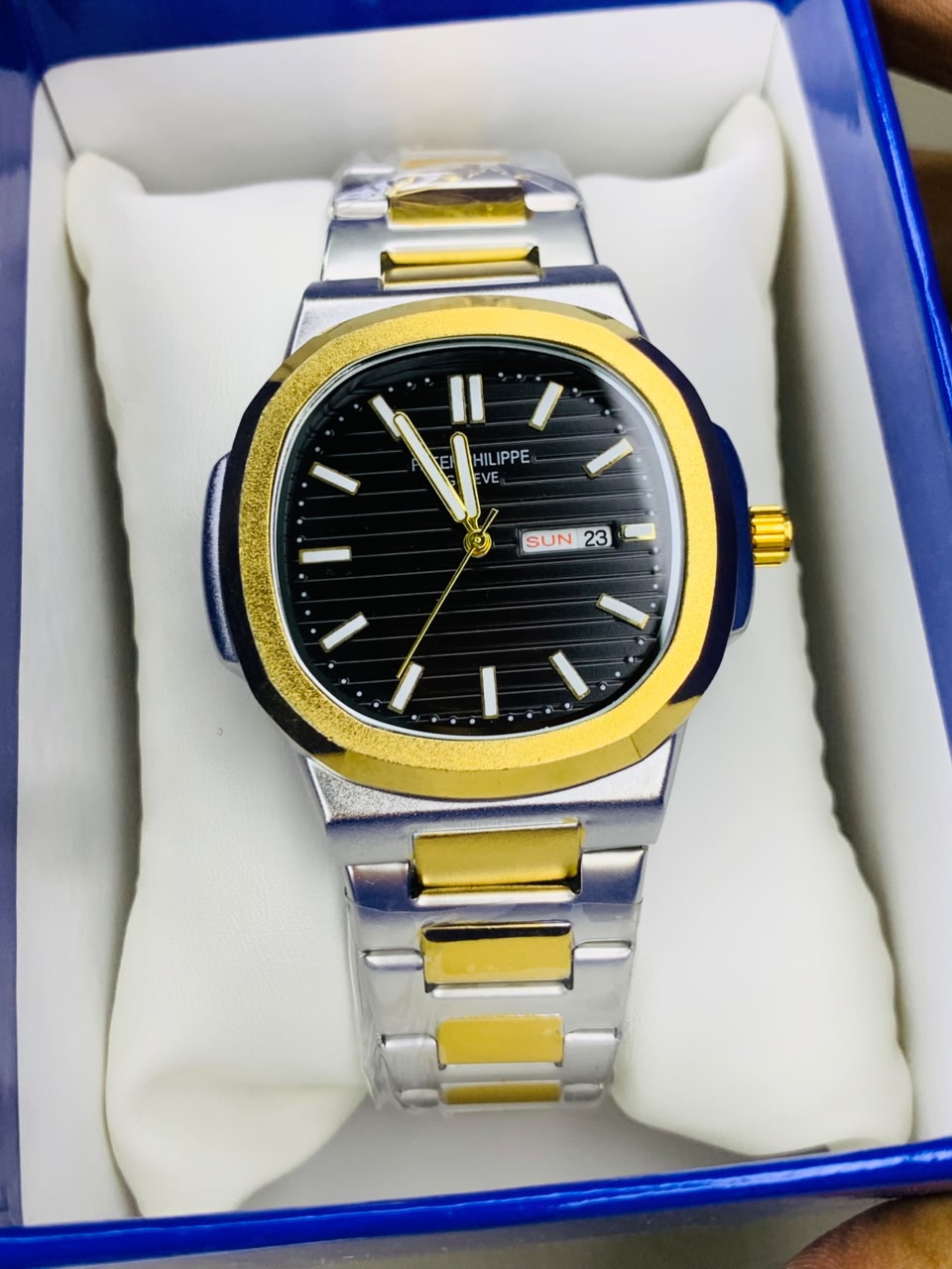 Patek Philippe Nautilus -- DAY/DATE Just